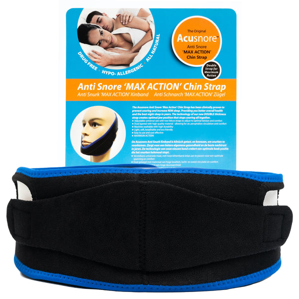 Acusnore Anti Snore Double Support Max Action Chin Strap 0