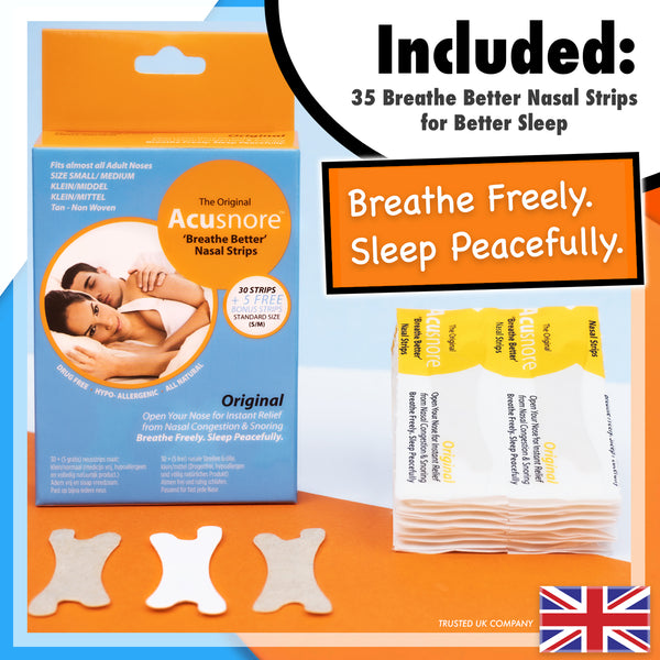 Acusnore Anti Snore Breathe Better Nasal Strips 3