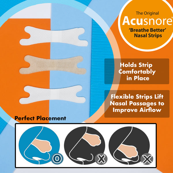 Acusnore Anti Snore Breathe Better Nasal Strips 4
