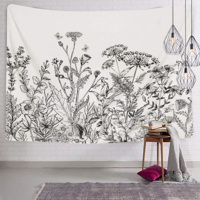 Floral Plants Tapestry - Floral Tapestry