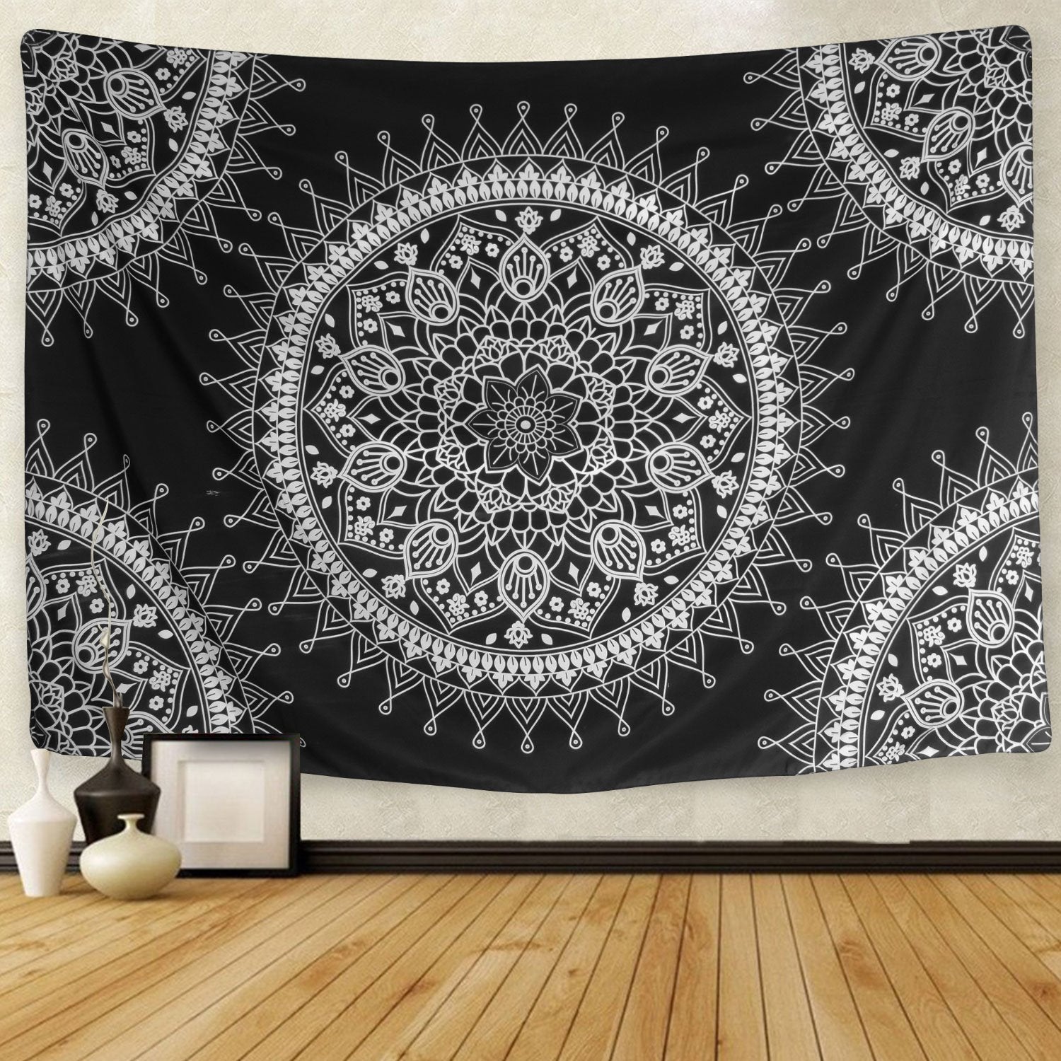 Black And White Tapestry - Black Tapestry 