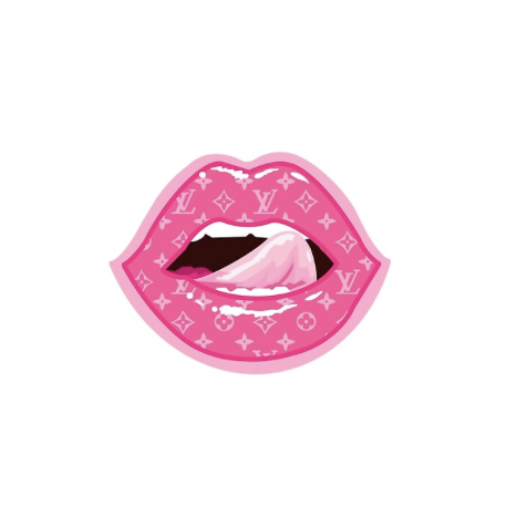 Louis Vuitton Dripping Lips SVG LV Lips Louis Vuitton Lips  Inspire  Uplift