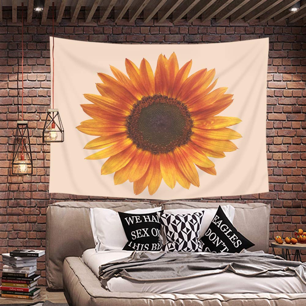 Peach Sunflower Tapestry - Sunflower Tapestry | Tapestry Girls