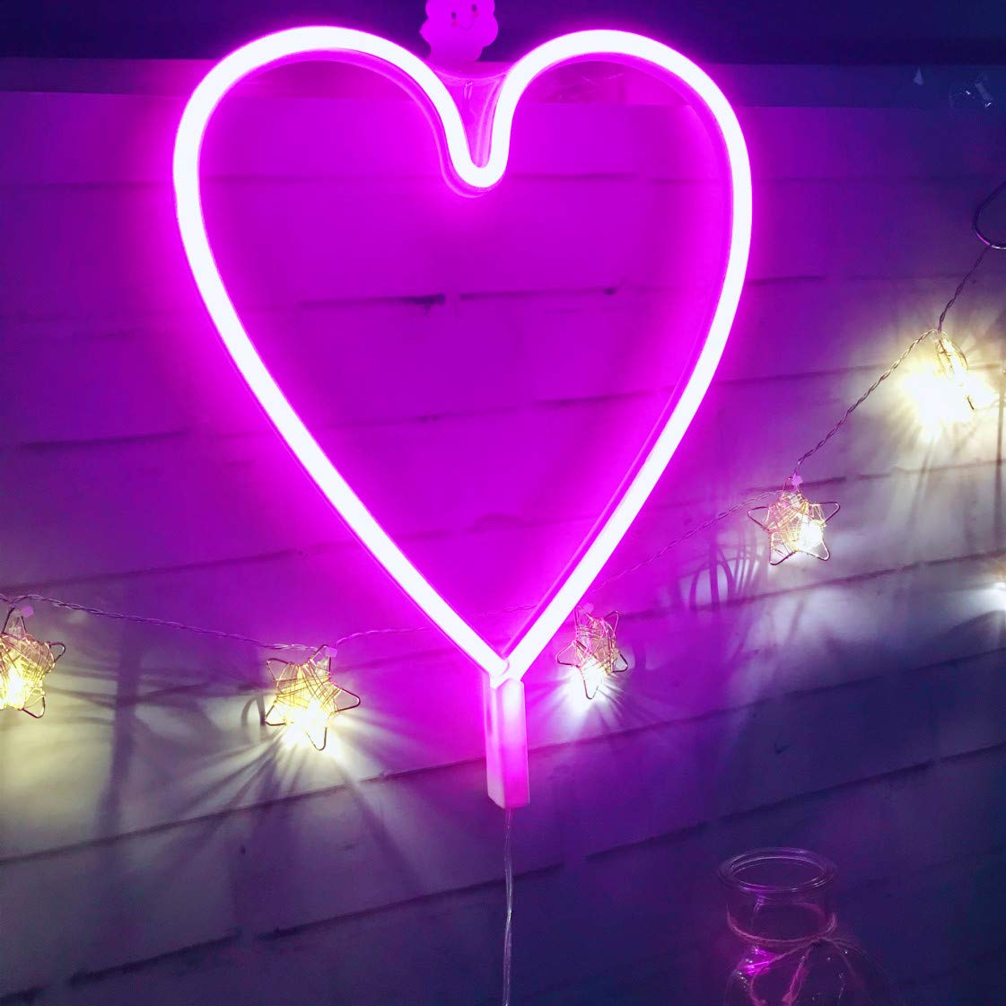 Neon Pink Heart - Neon Sign | Tapestry Girls