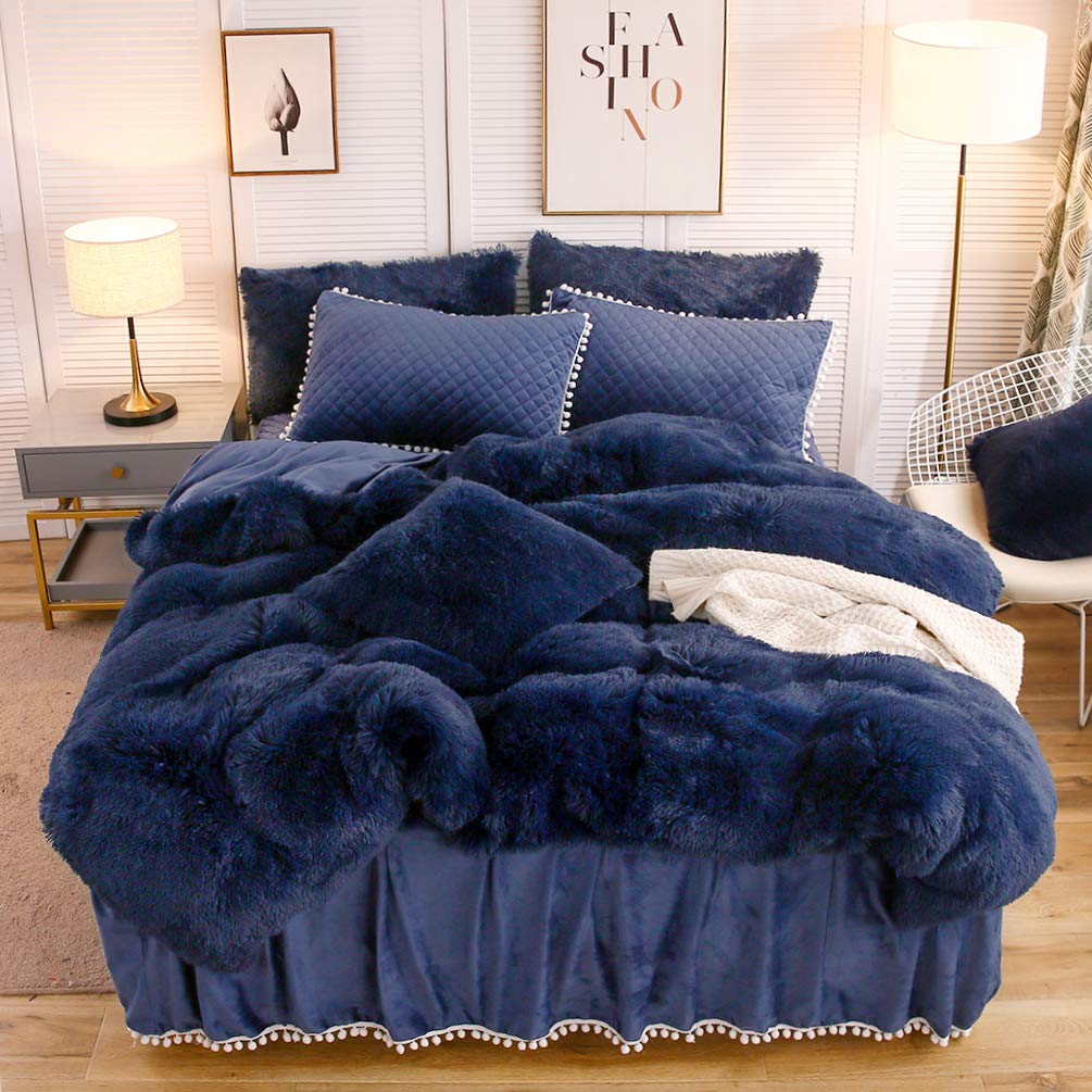 blue beds for girls