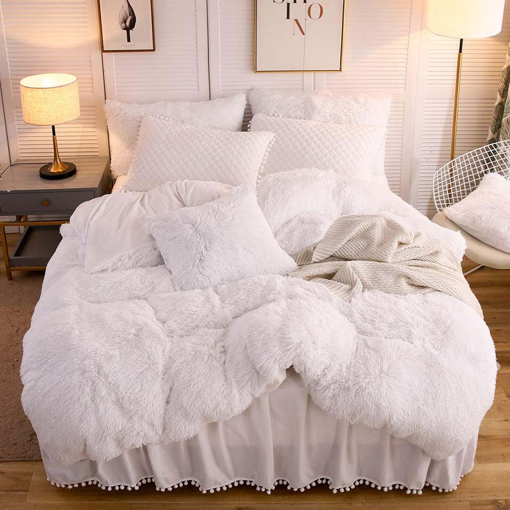 girls white bed