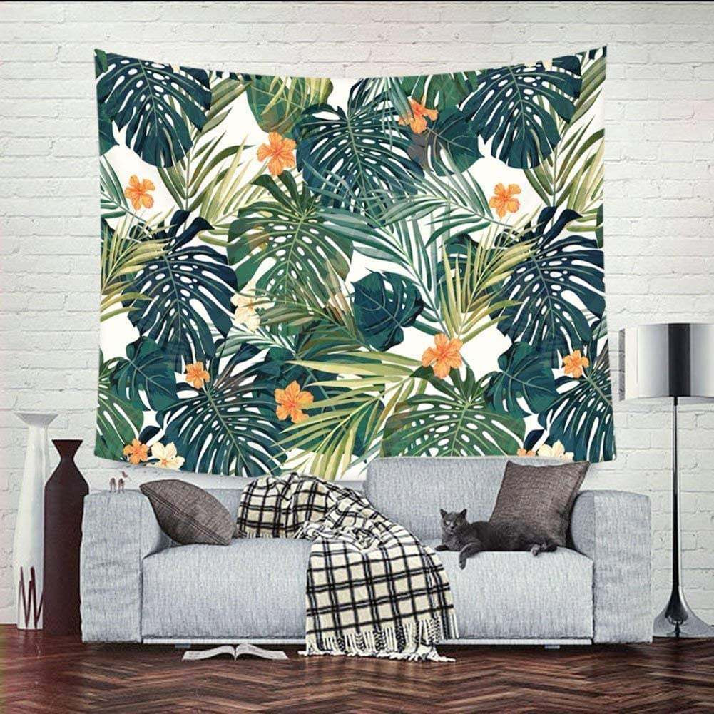Tropical Leaves Tapestry - Tapestries Near Me | Tapestry Girls