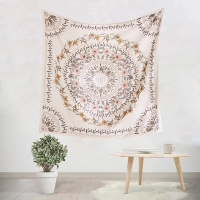 Blue and Yellow Flowers Spring Floral Print Tapestry for Sale by Greenbaby