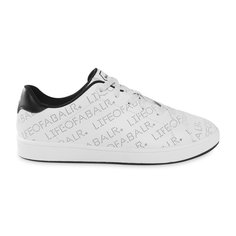 perforated leather sneakers