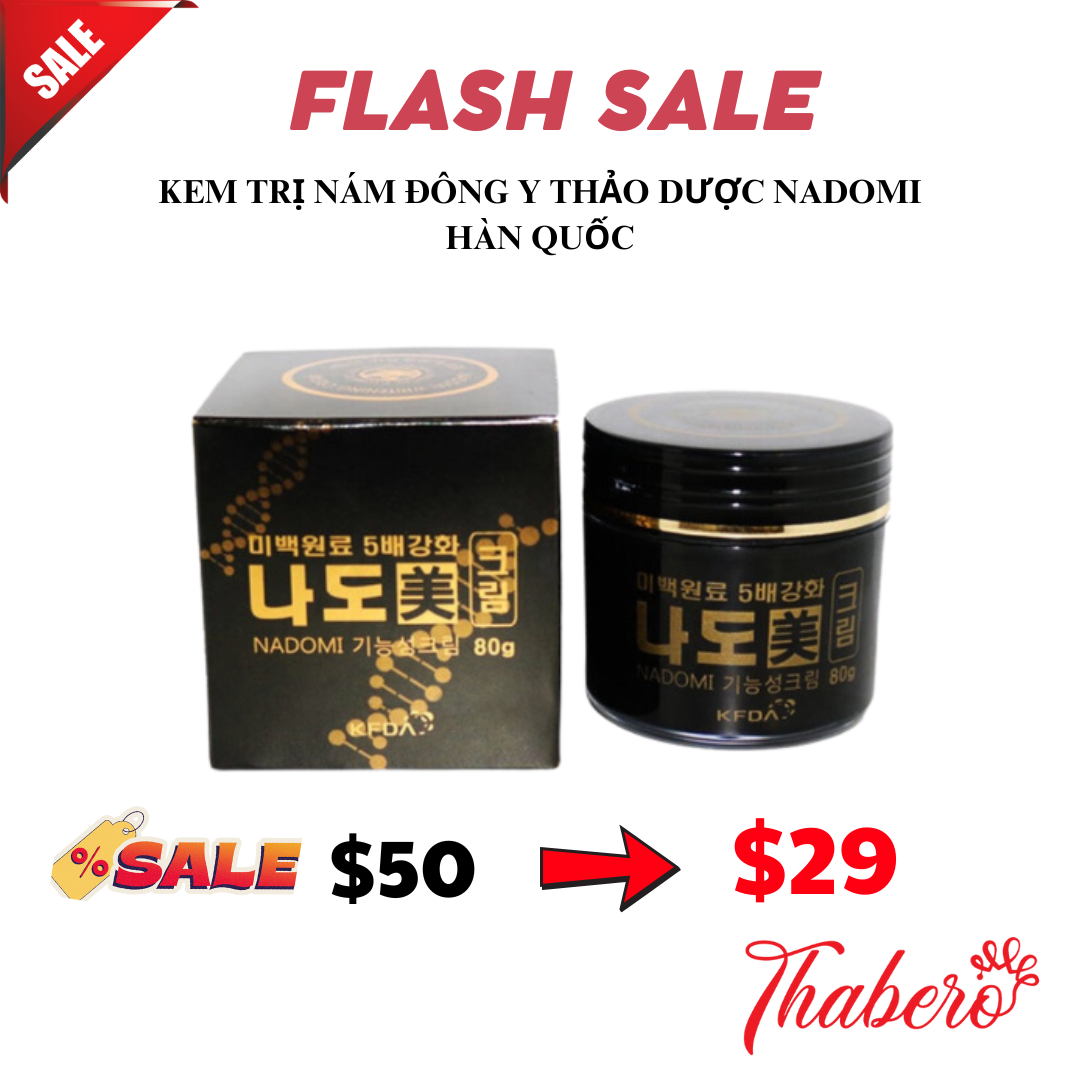 Kem dưỡng trị nám đông y thảo dược Nadomi Hàn Quốc
