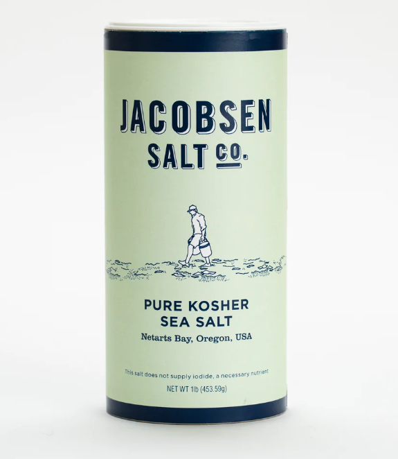 Jacobsen Salt Co: Pure Italian Coarse Sea Salt, Glass Grinder