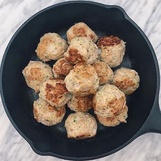 Paleo Turkey Zucchini Meatballs