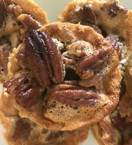 keto pecan pie tart