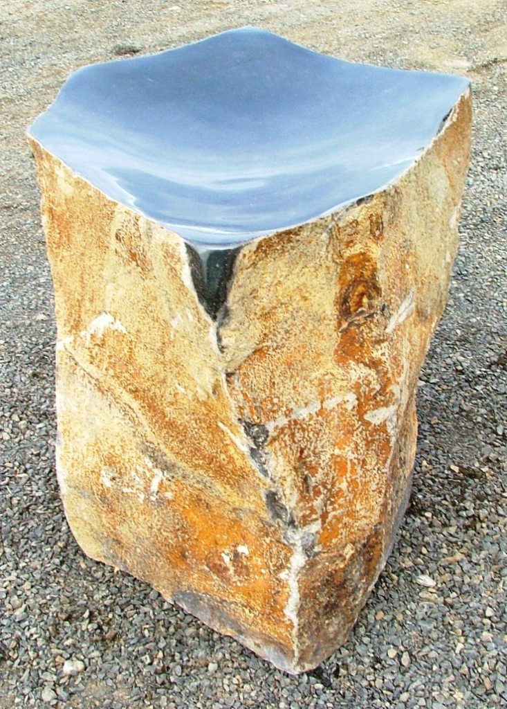 Polished Basalt Bowl – Cascade Stoneworks