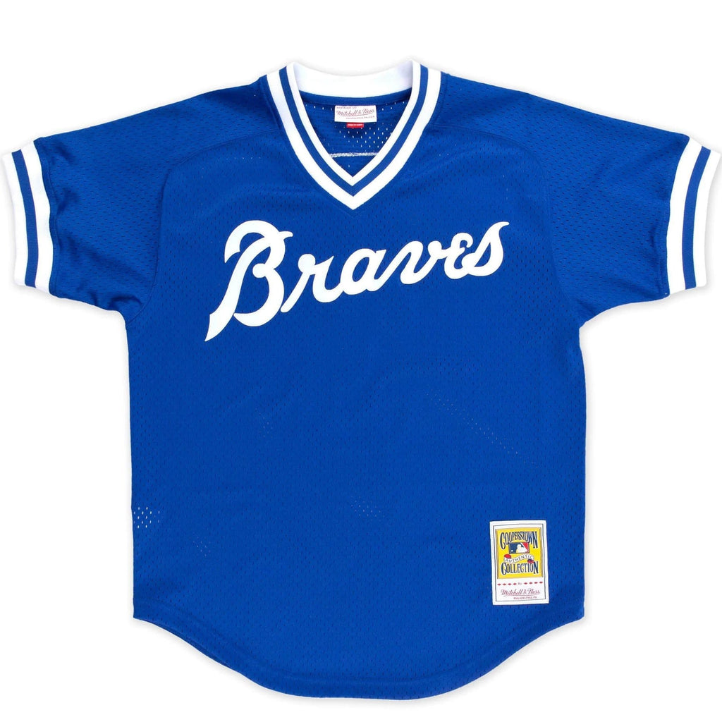 atlanta braves mitchell and ness jersey