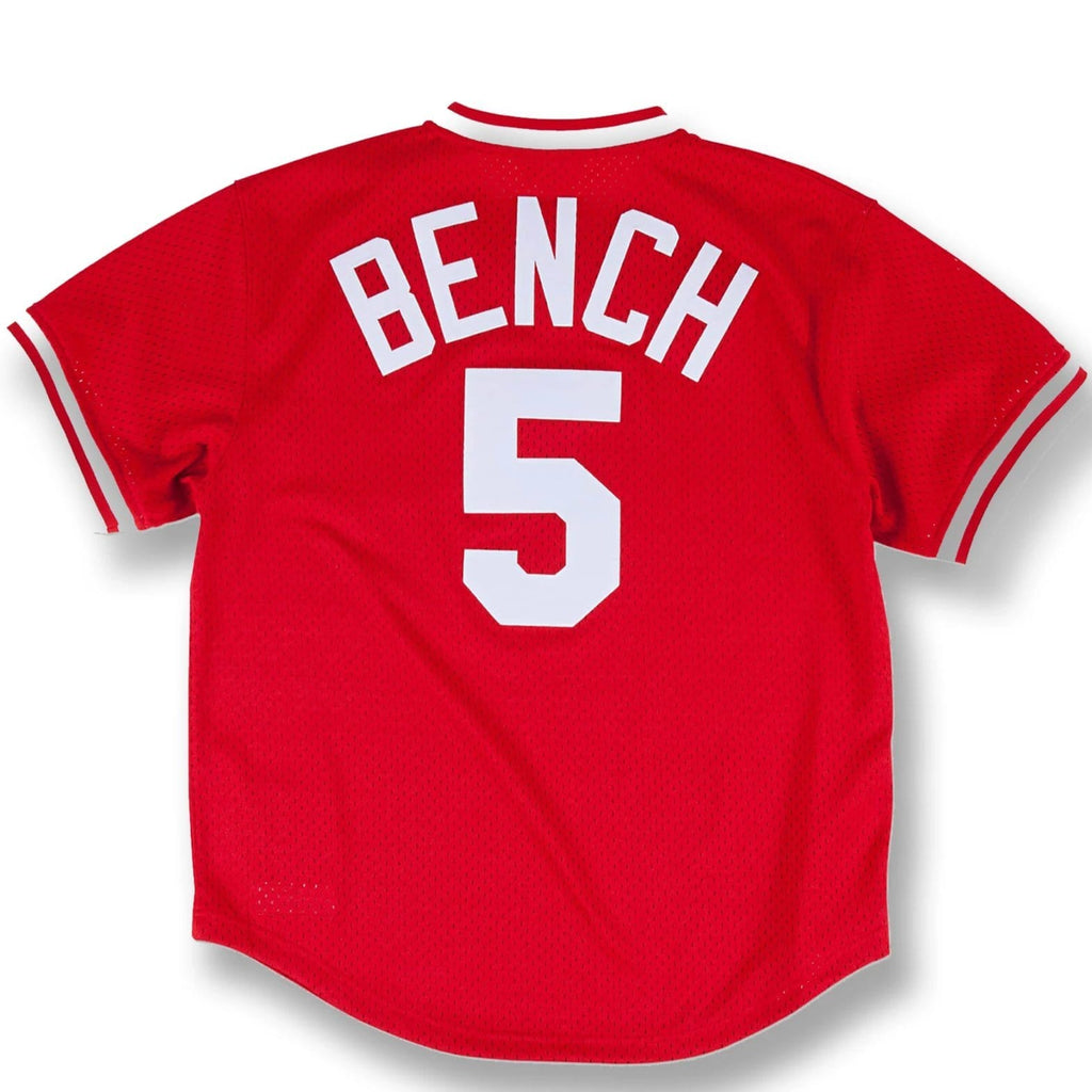 johnny bench reds jersey