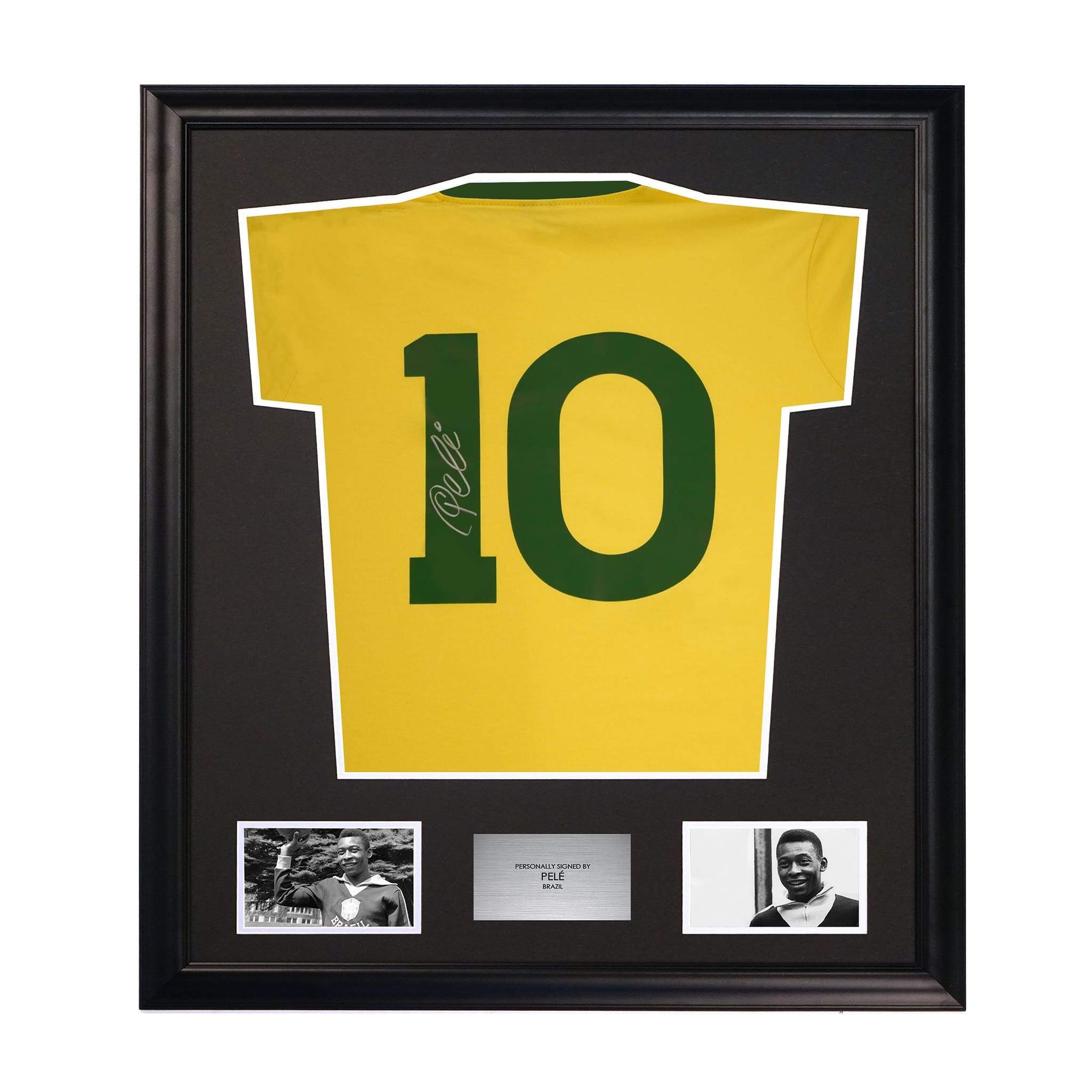 pele signed jersey