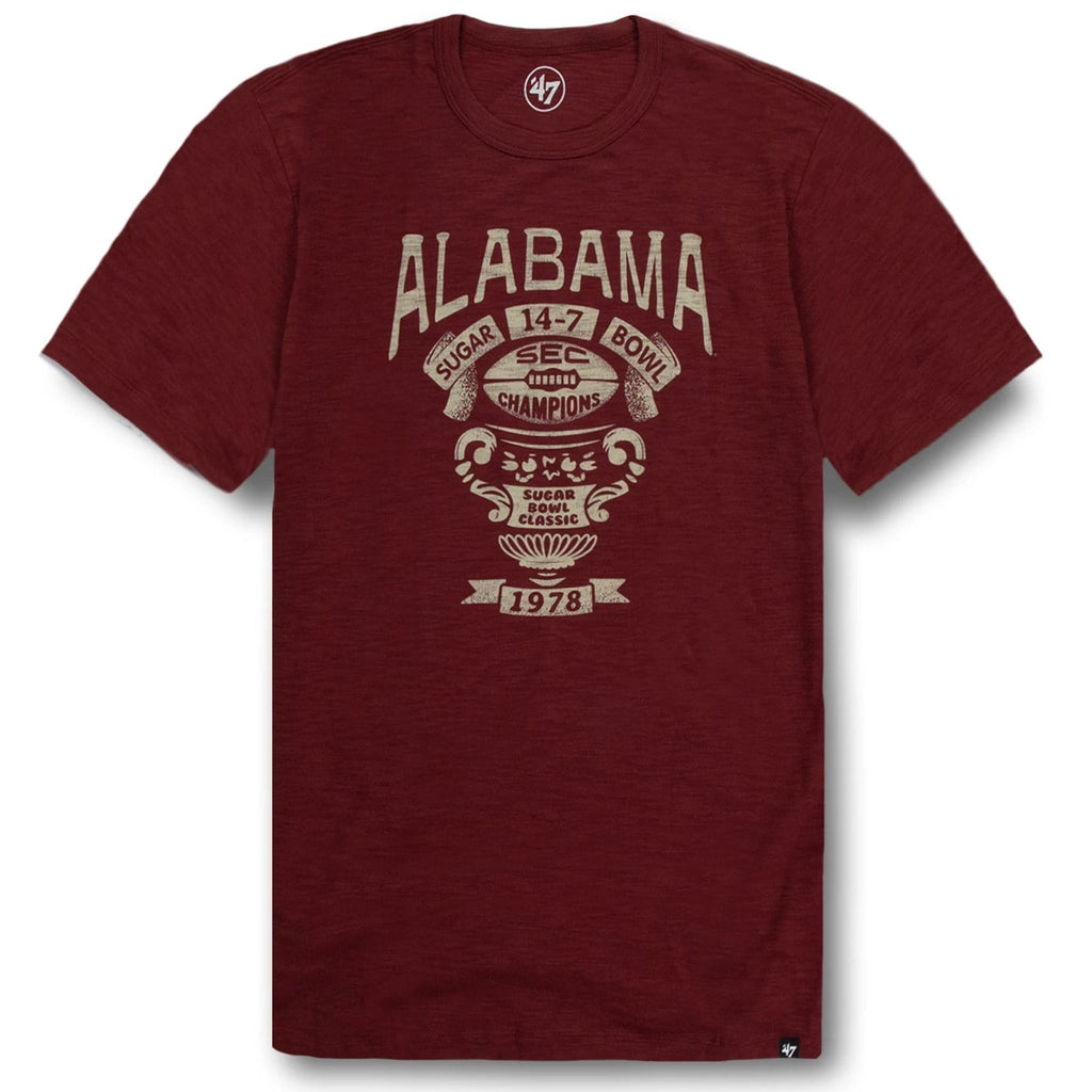 Vintage Alabama Crimson Tide 1947 Sugar Bowl T Shirt – VintageSports.com