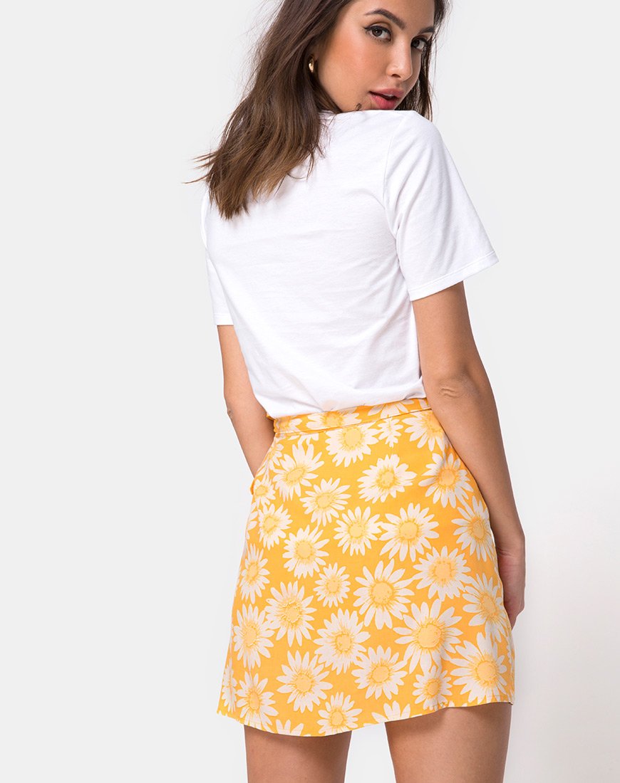 Derla Wrap Skirt in Sunkissed Floral 