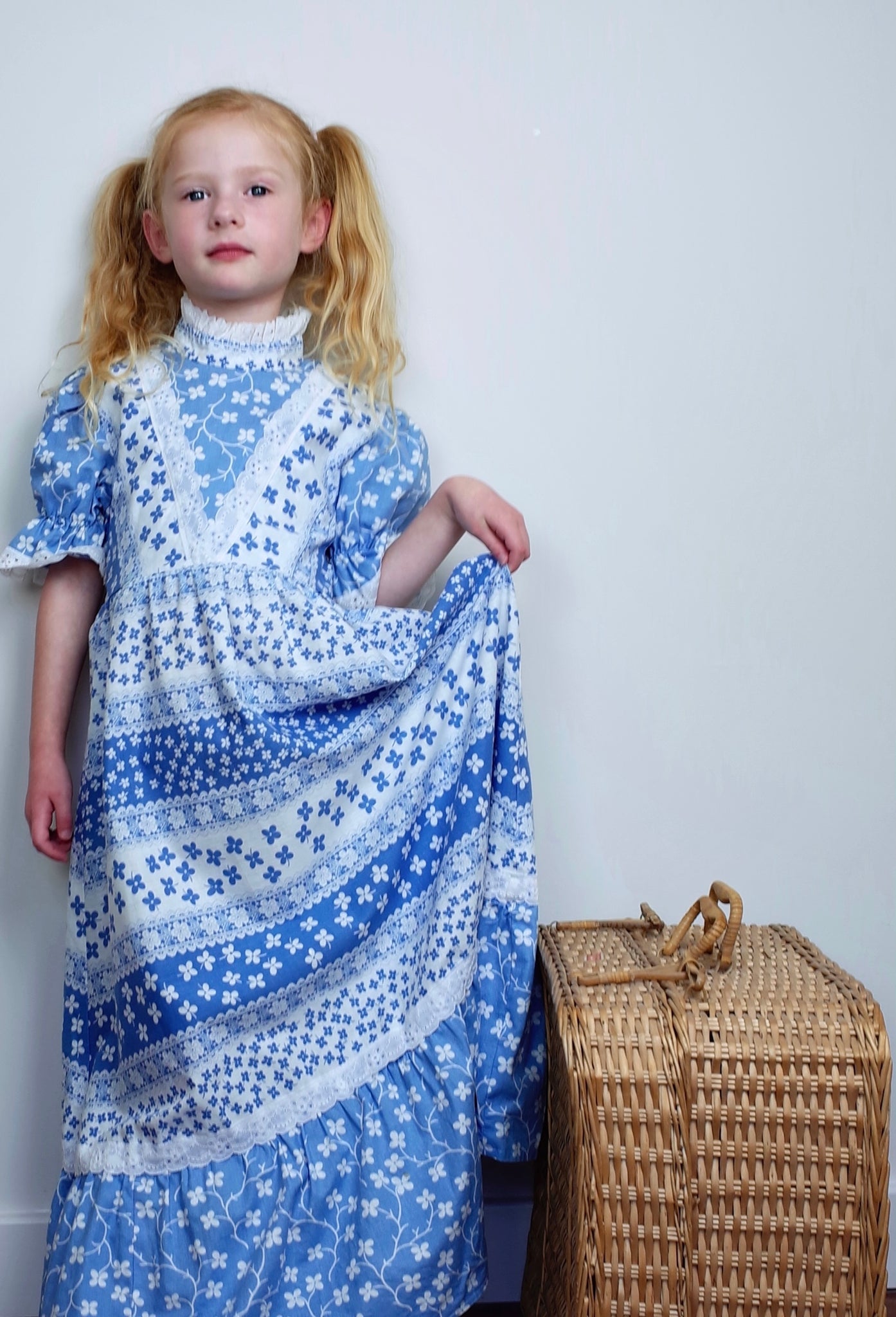 Vintage childrenswear prairie dress 