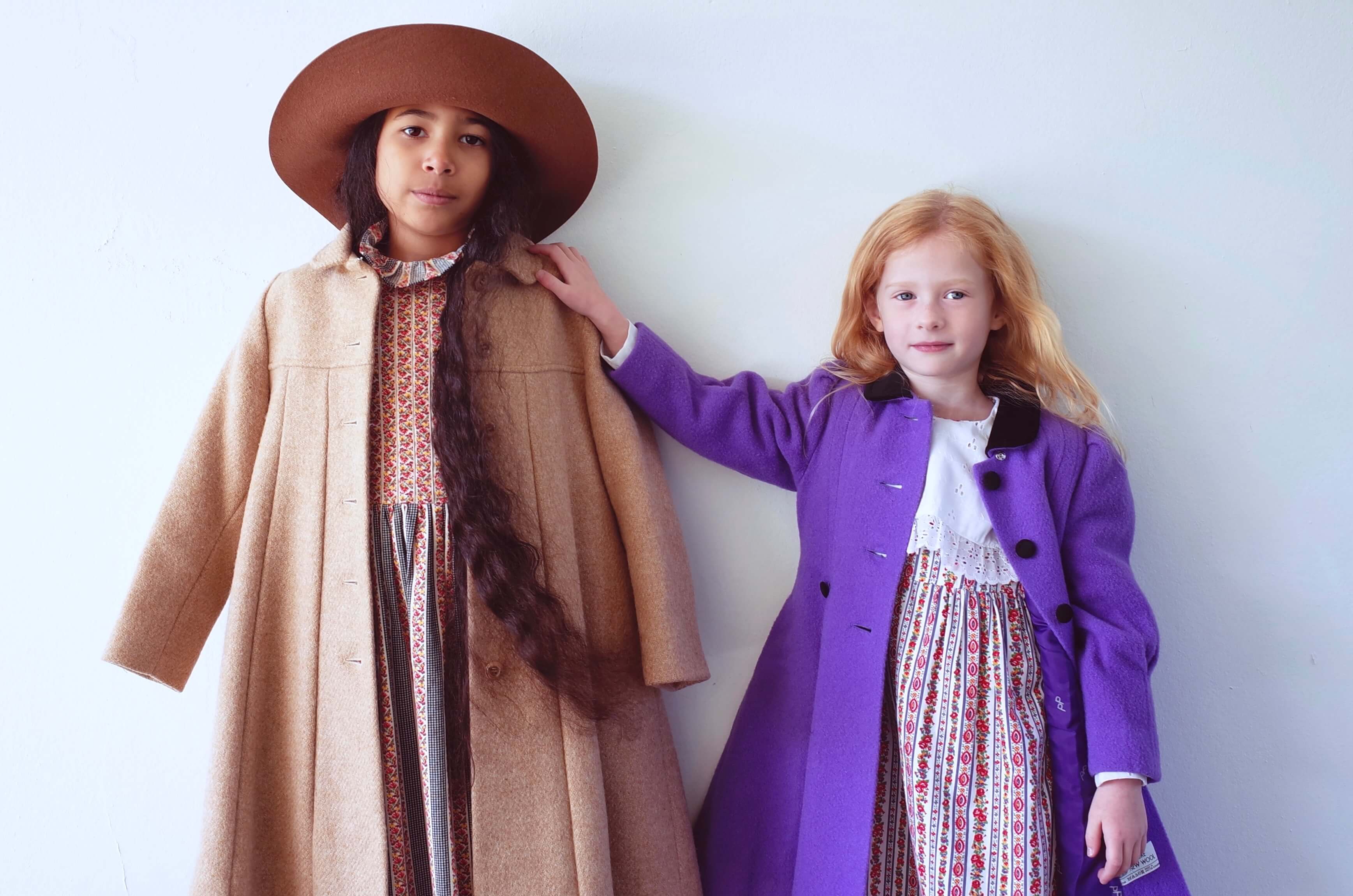 vintage tailored girls coats