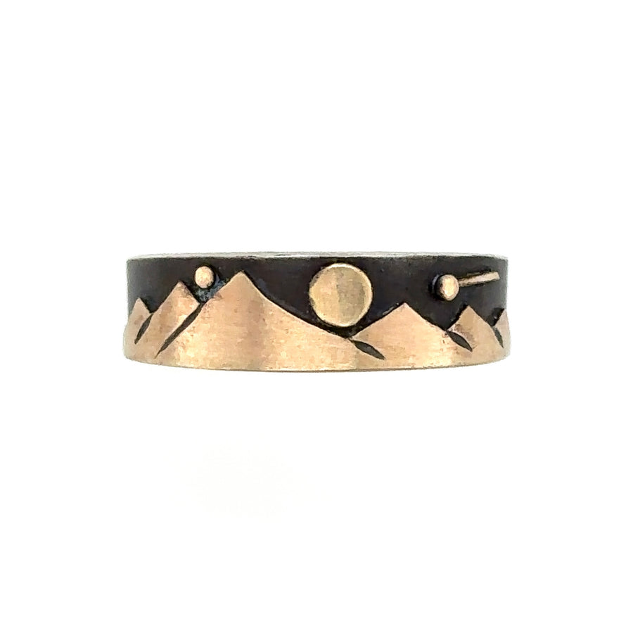 Mountains in Gold Ring #7