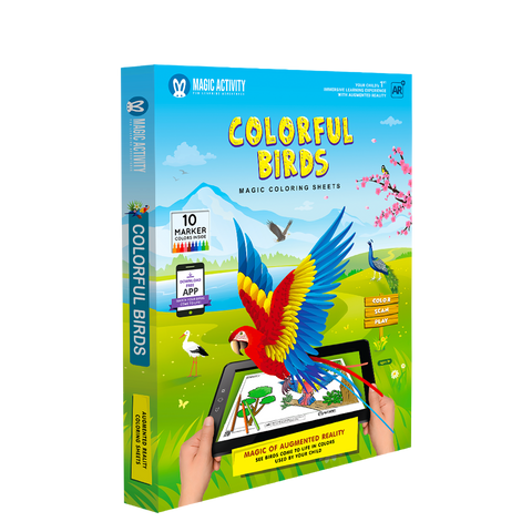 Download Ar Coloring Book In Pakistan Colorful Birds Magic Activity Magicactivity Pk