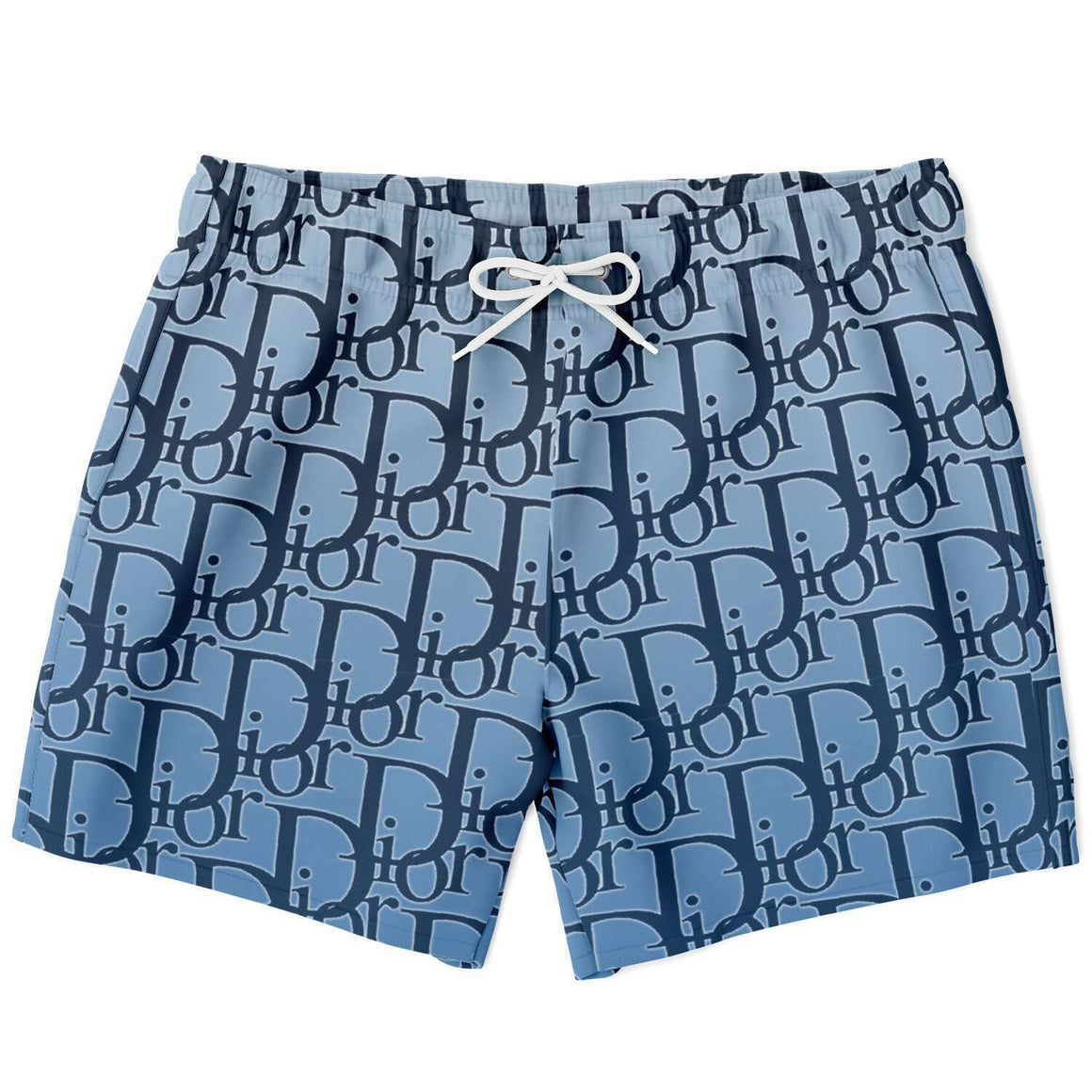 Faded Oblique Swim Trunks