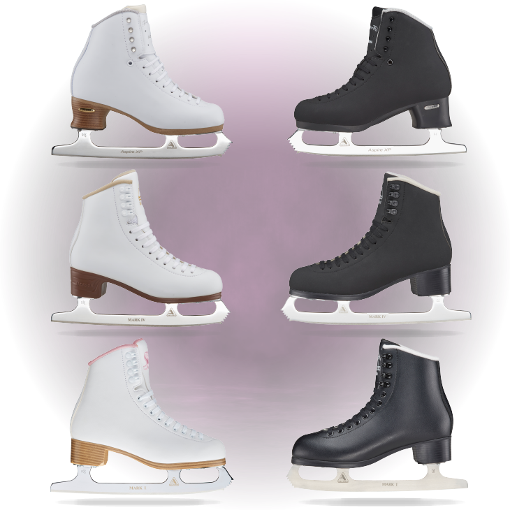 Jackson Ultima SoftSkate Patines de hielo para mujer / Paquete con bolsa  Jackson, Guardas para patines Guardog / Azul - SKATE GURU INC