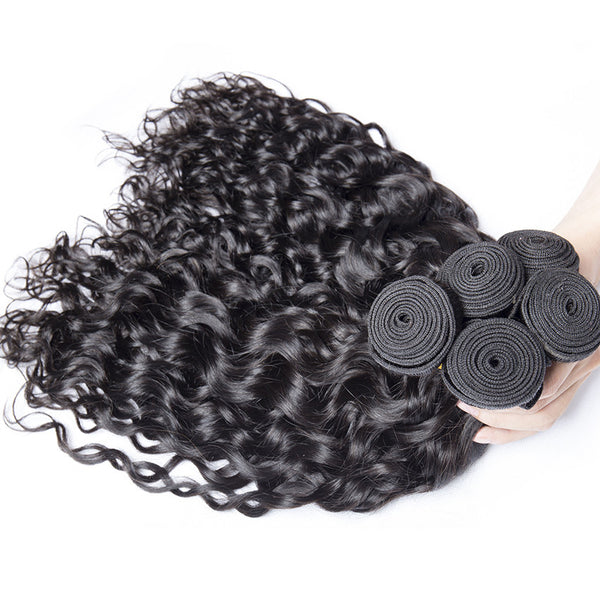 water wave brazilian virgin human hair extensions wet wave wholesale