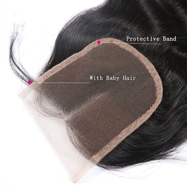 wholesale low price brazilian human hair lace top closure