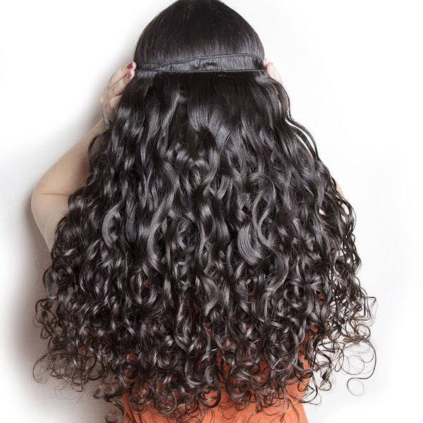 water wave brazilian virgin human hair extensions wet wave wholesale