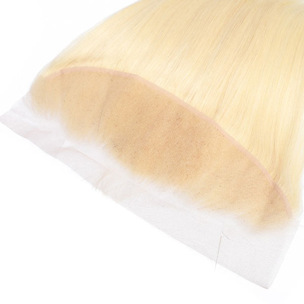 Remy Brazilian Body Wave Blonde Color Ear to Ear Human Hair