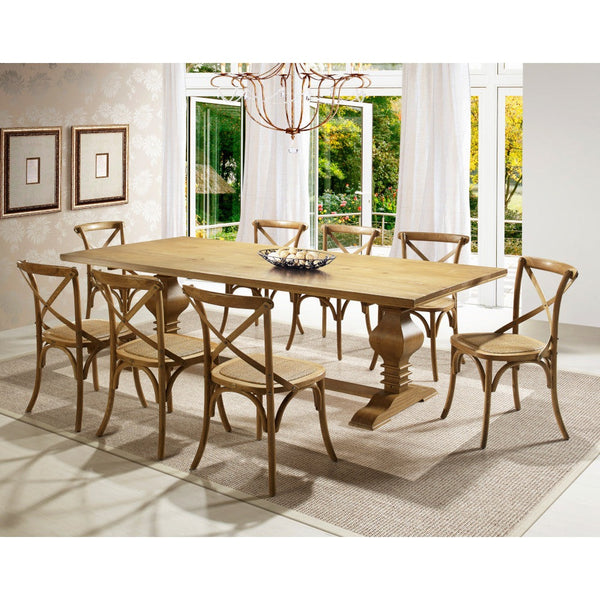 Tower Dining Table Oak - Artefama Furniture