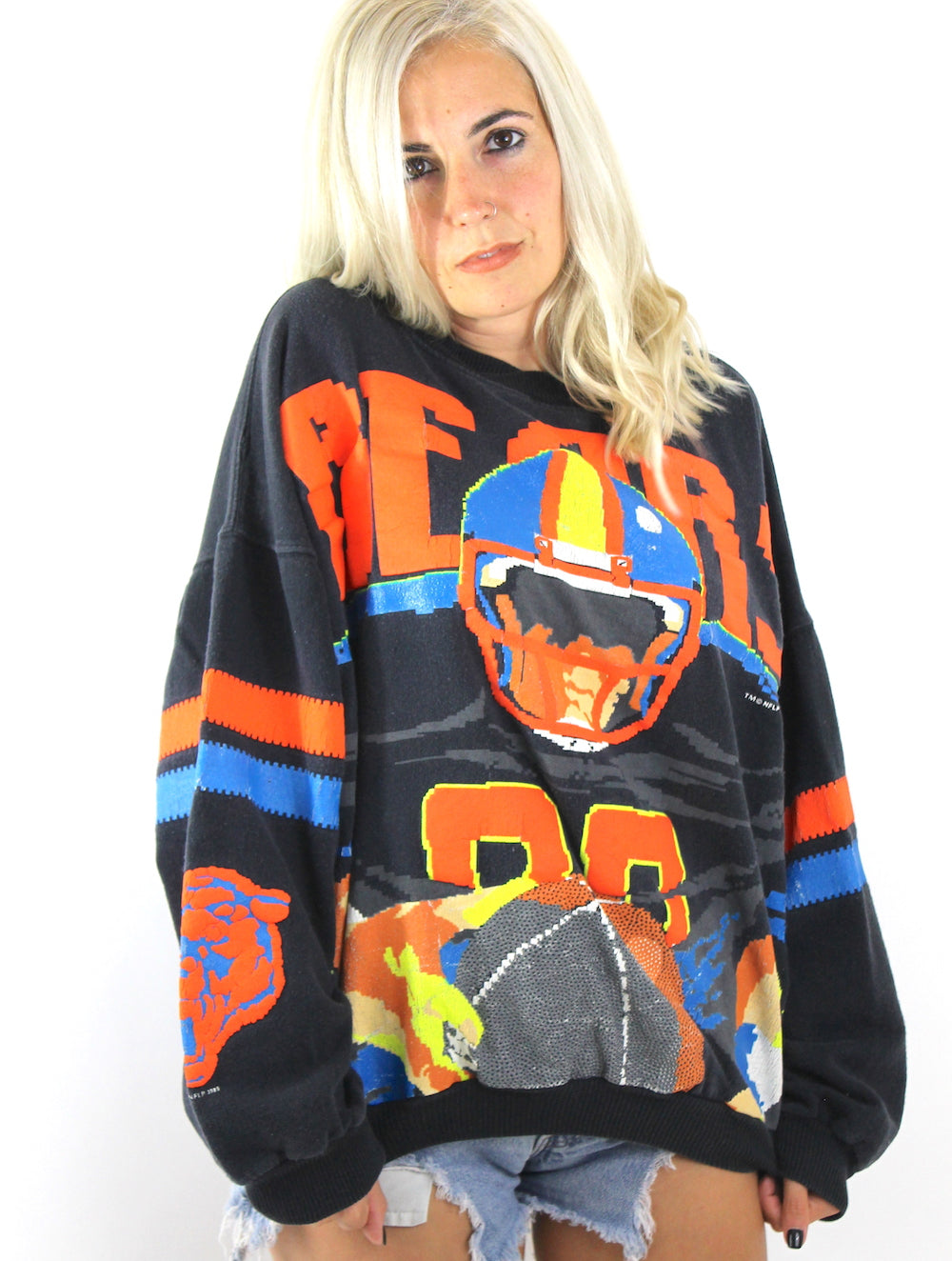 retro chicago bears sweatshirt