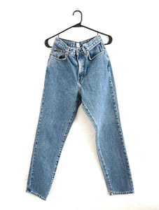 hout Knikken Radioactief Vintage 90s Medium Wash Calvin Klein High Waist Mom Jeans -- Size 28 –  Total Recall Vintage