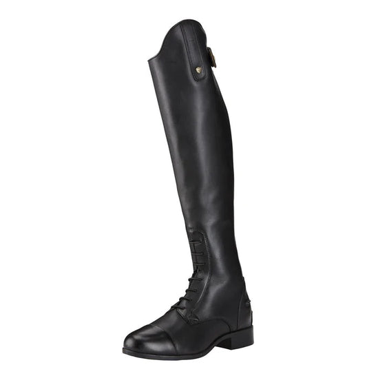 Premier Equine Maurizia Ladies Lace Front Tall Black Leather Riding Boots