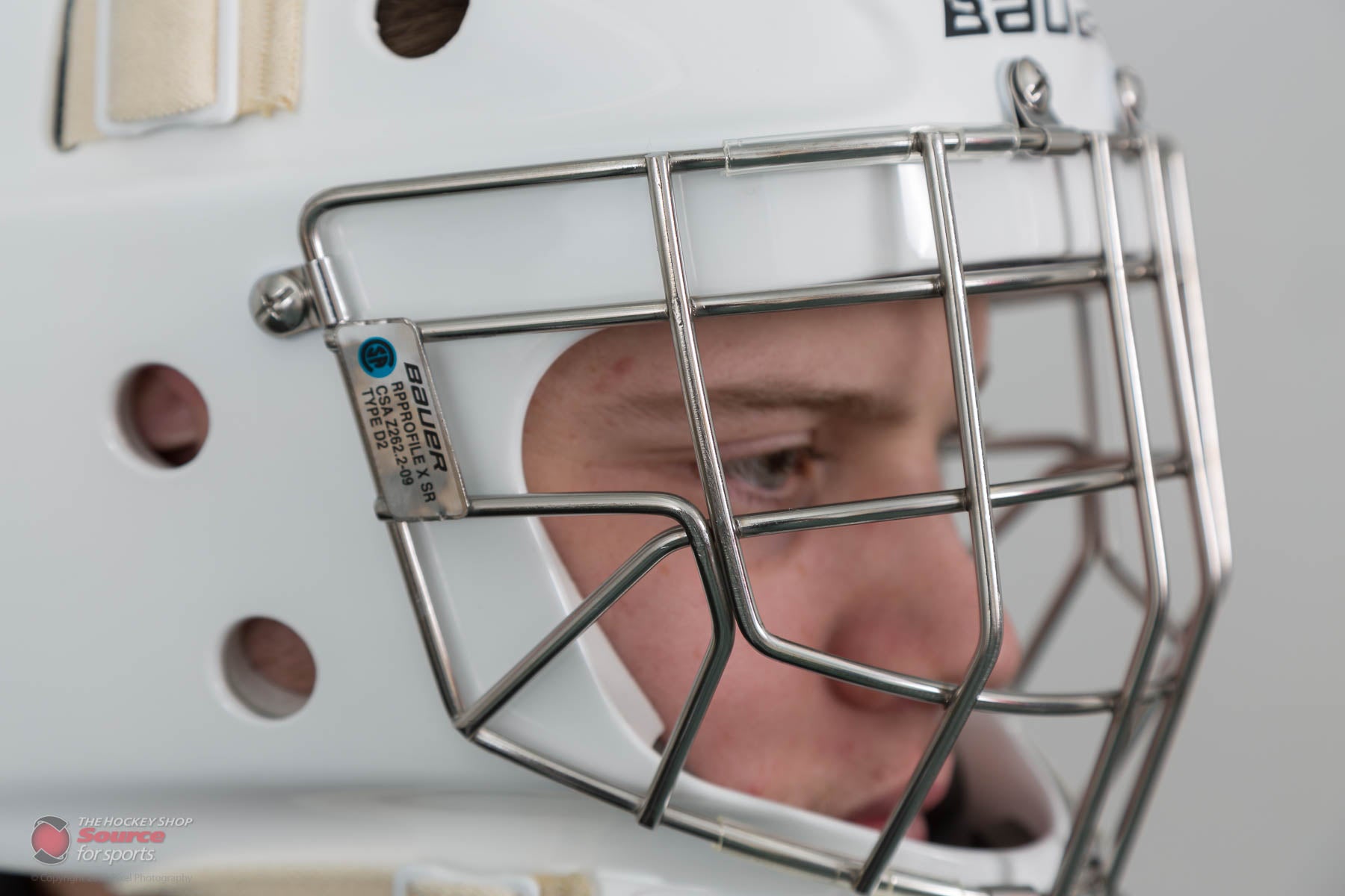 Itech Senior Hockey Goalie Helmet (Detroit Red Wings Design