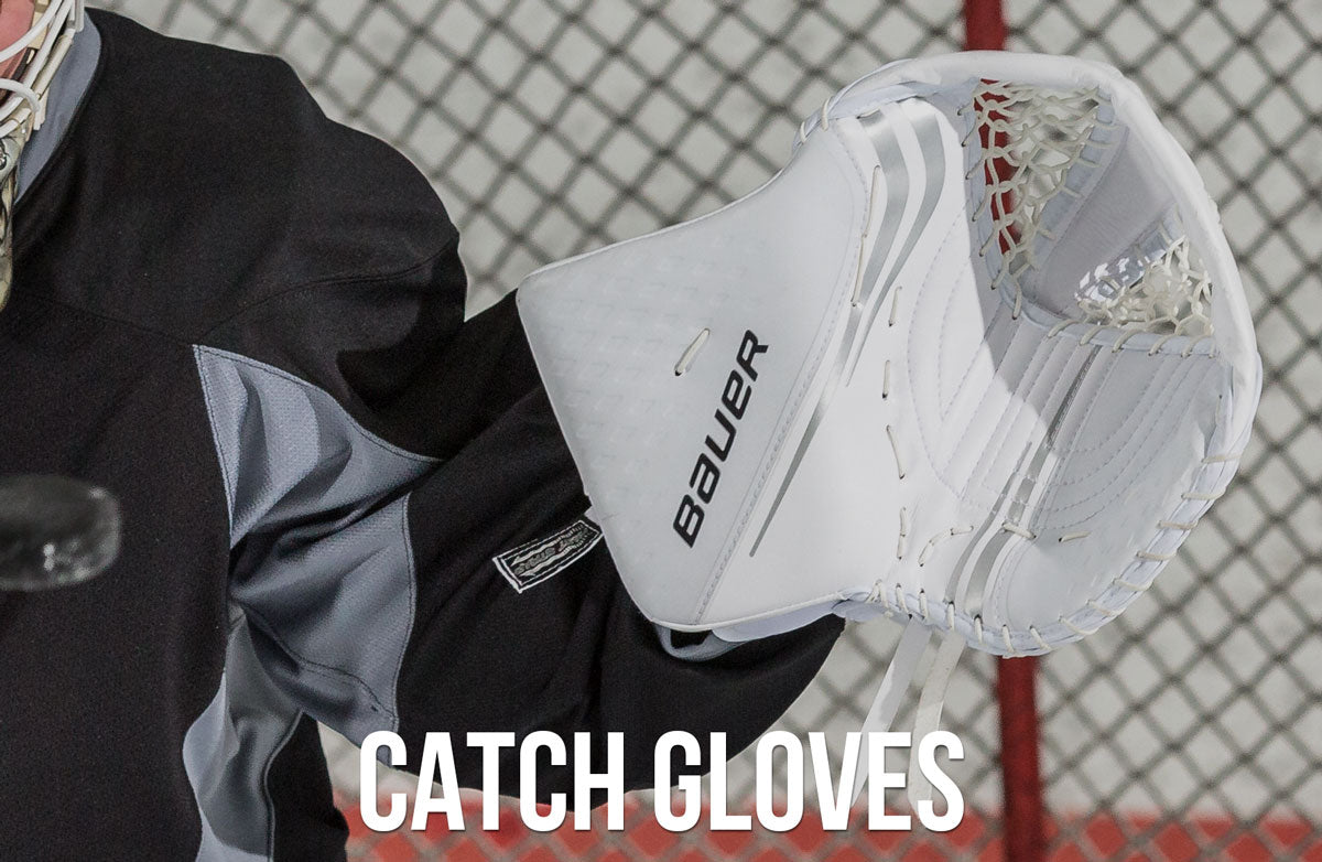 Bauer goal catch gloves