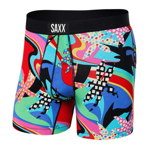 Saxx Ultra Boxers - Orange Palm-Fetti