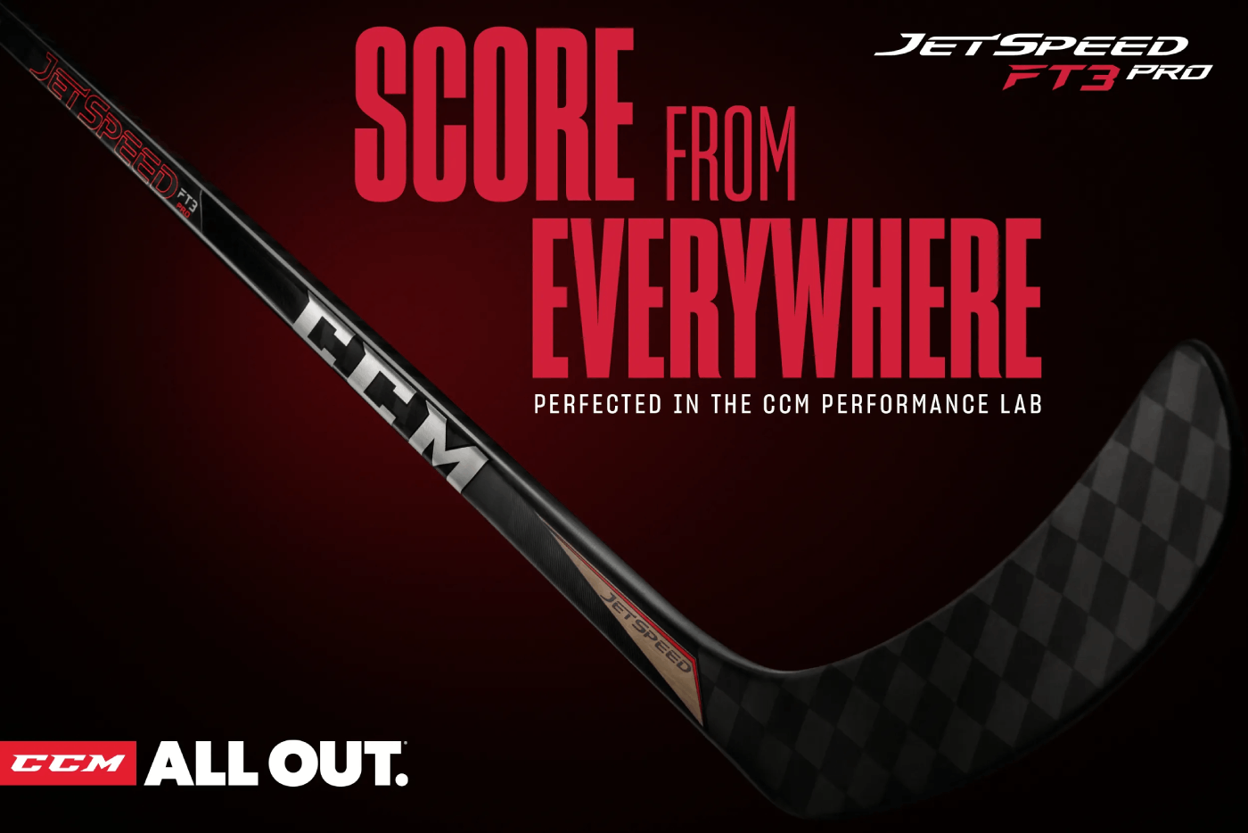 ccm jetspeed ft3 pro stick banner score from everywhere