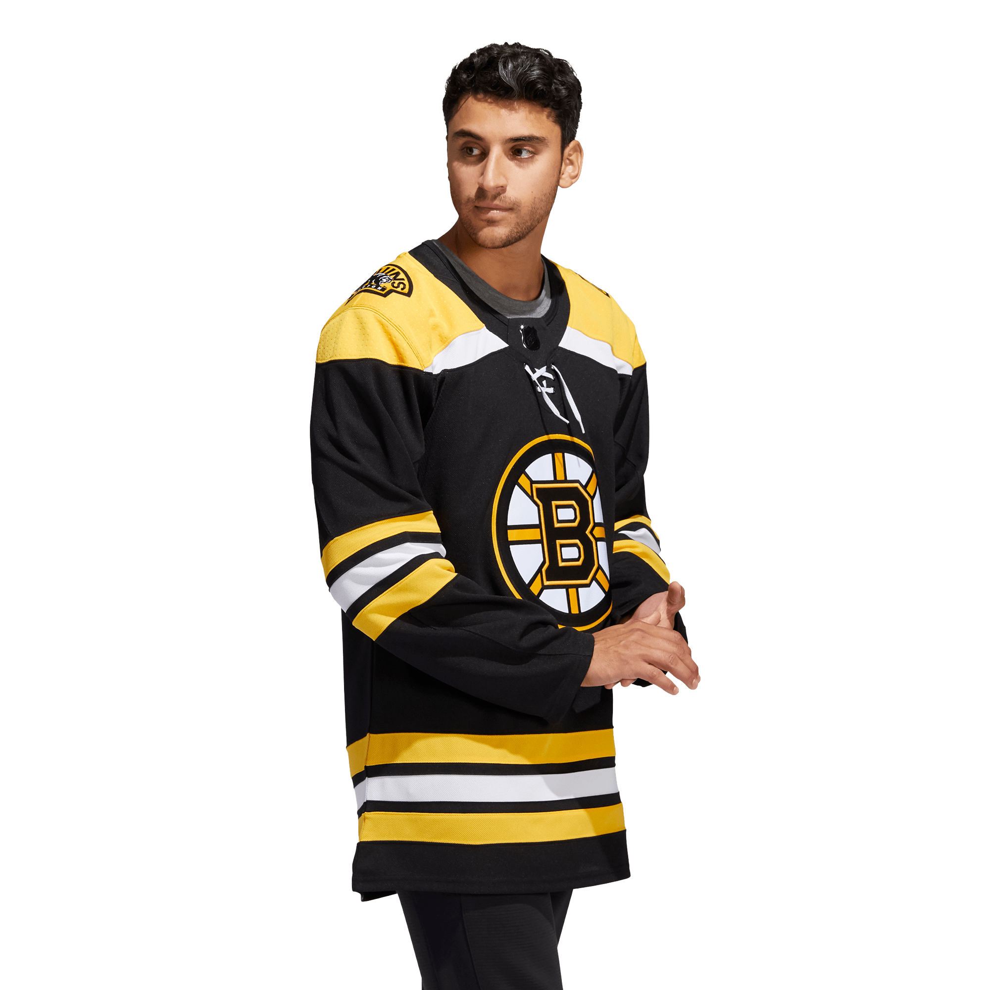 Boston Bruins Home Adidas PrimeGreen Senior Jersey