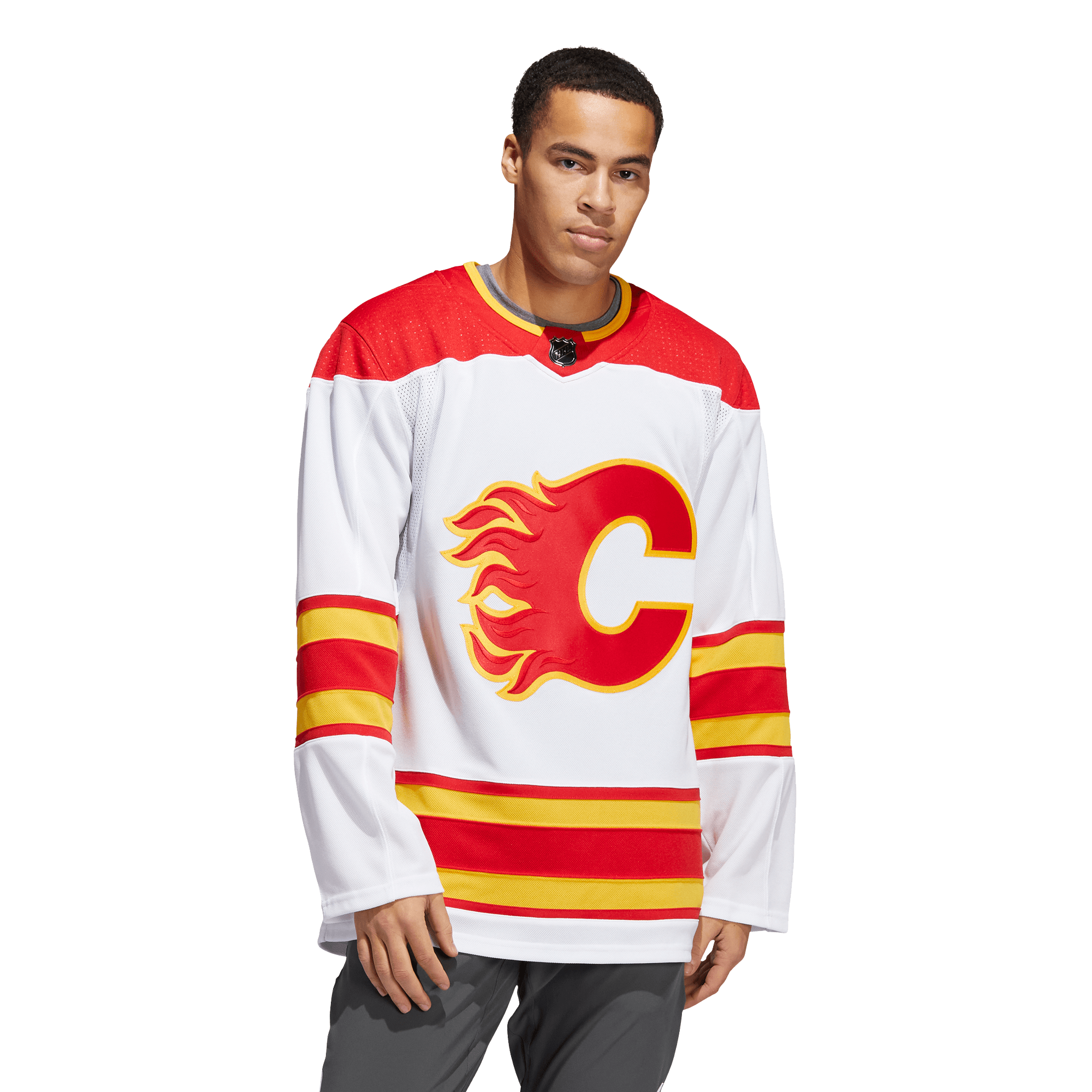 Calgary Flames Away Adidas PrimeGreen Senior Jersey