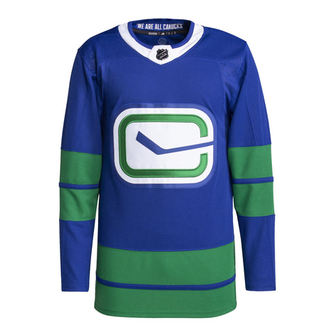 Vancouver Canucks Skate Adidas PrimeGreen Senior Jersey - Elias Petter