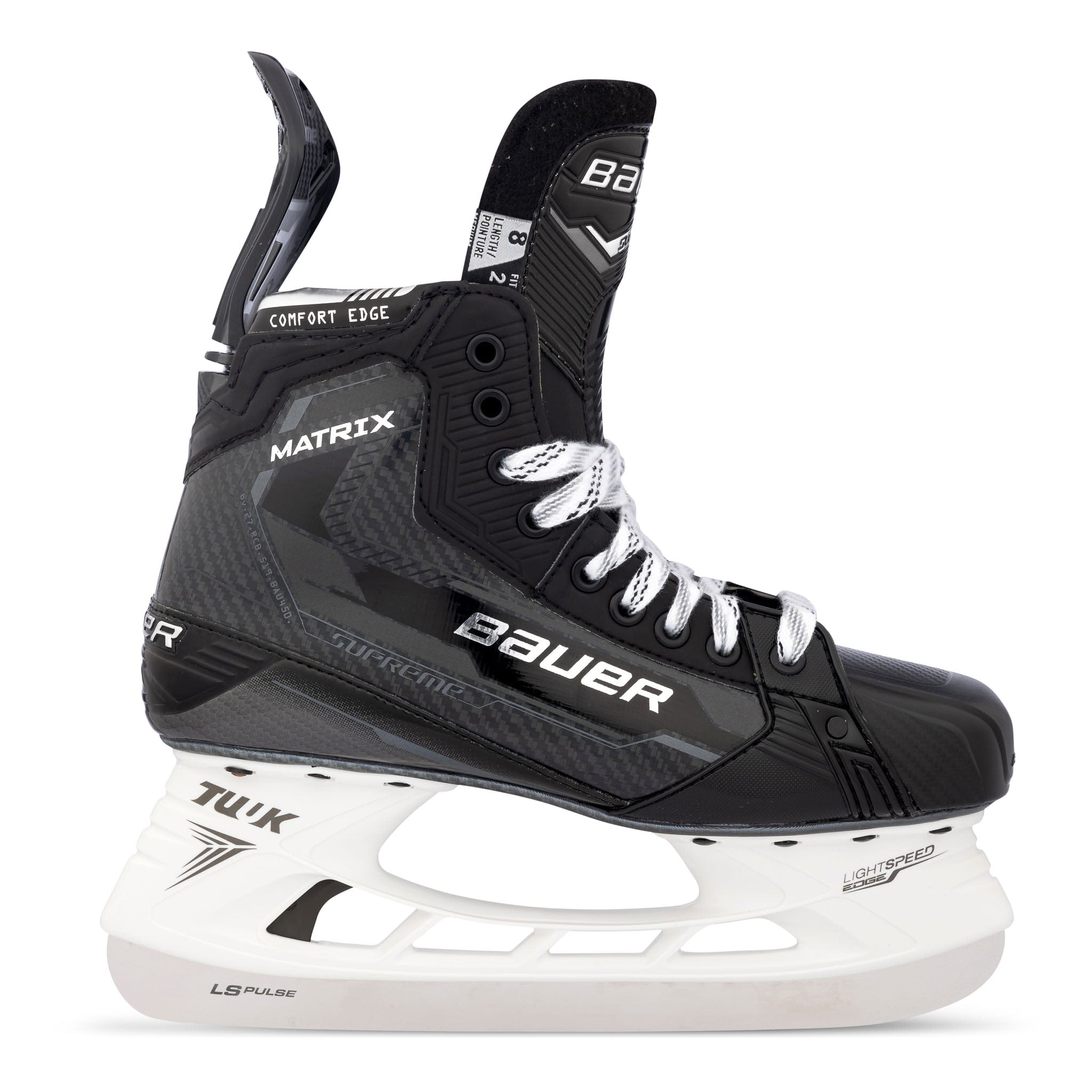 Bauer Supreme Matrix Intermediate Hockey Skates (2022) w/ Pulse Steel