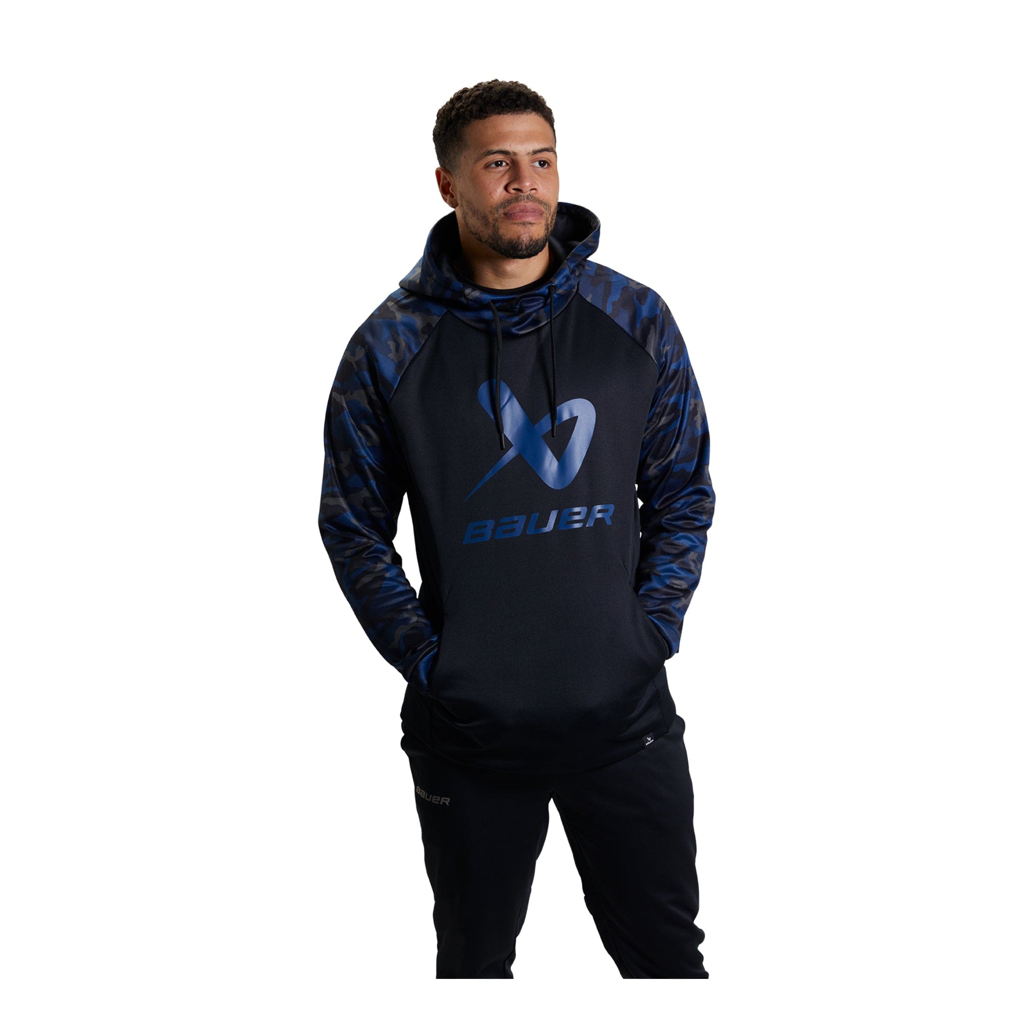 Bauer Raglan Camo Mens Hoody