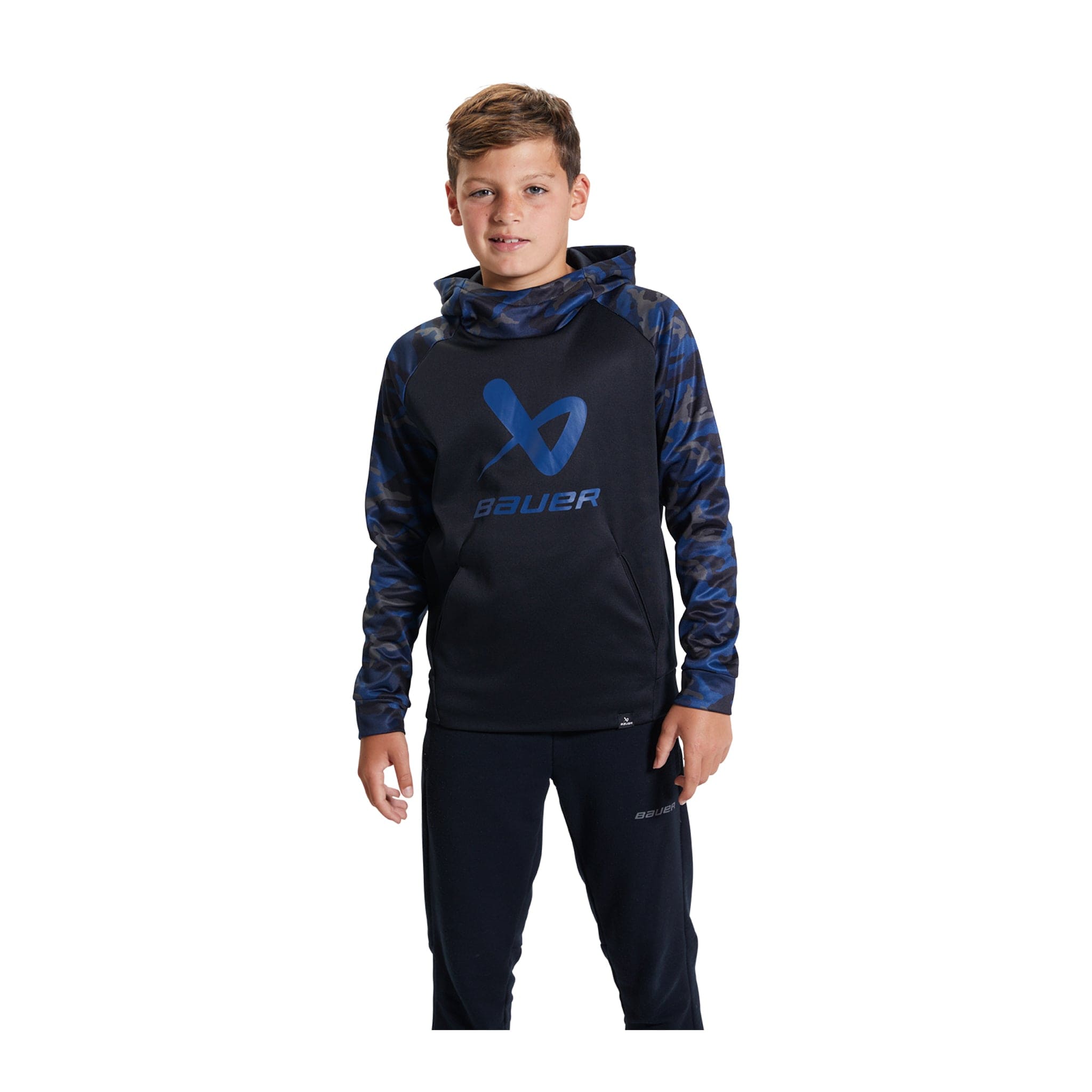 Bauer Raglan Camo Youth Hoody