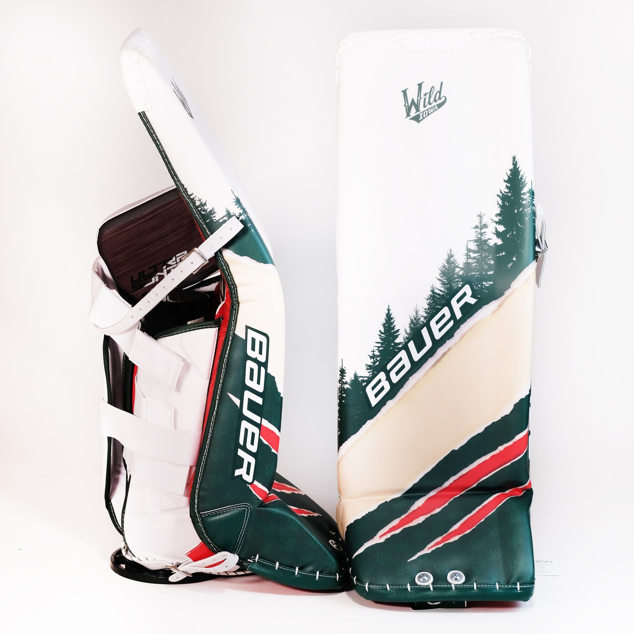 Bauer Supreme Pro Custom Senior Goalie Leg Pads - Hunter Jones