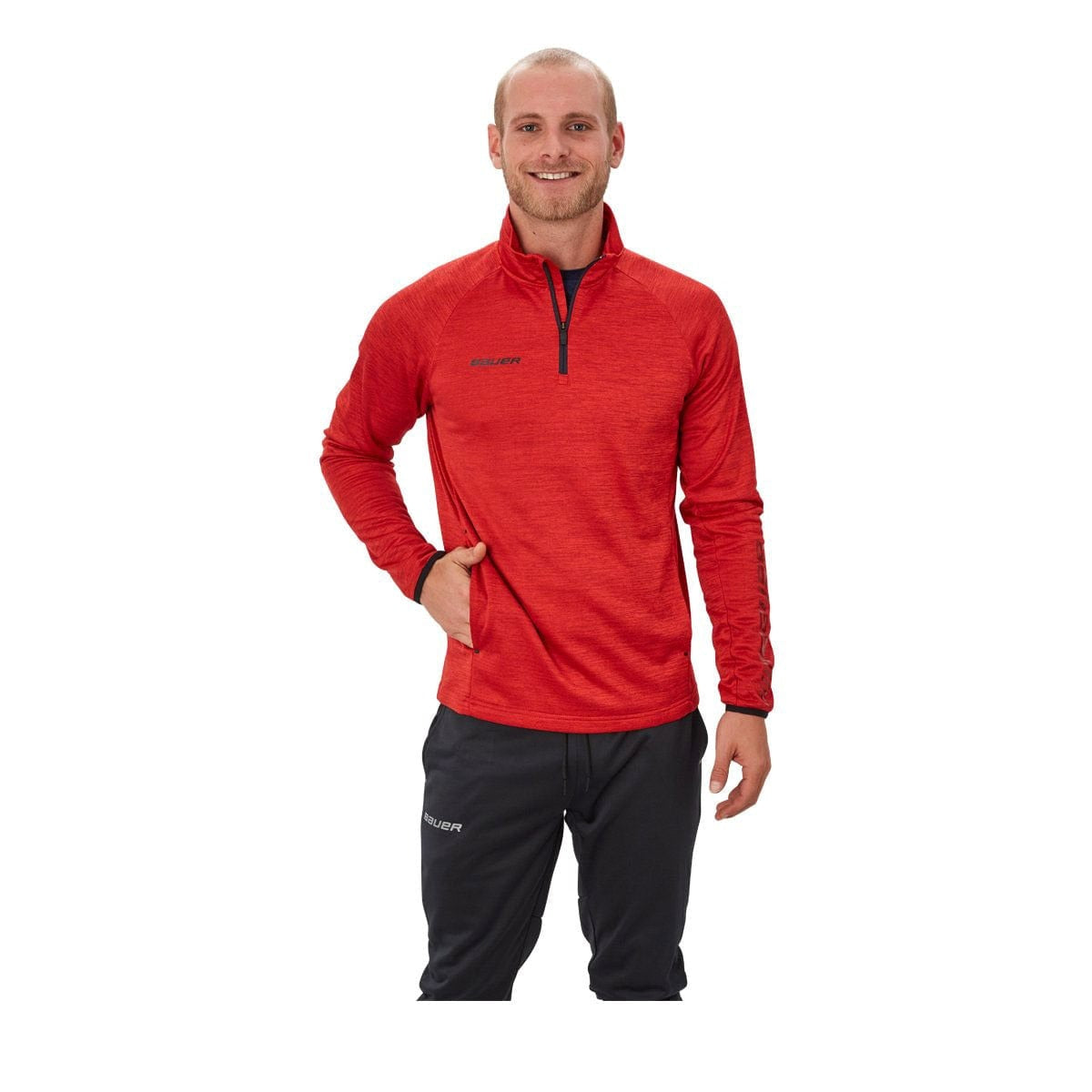 Bauer Vapor Fleece Junior 1/4 Zip Jacket