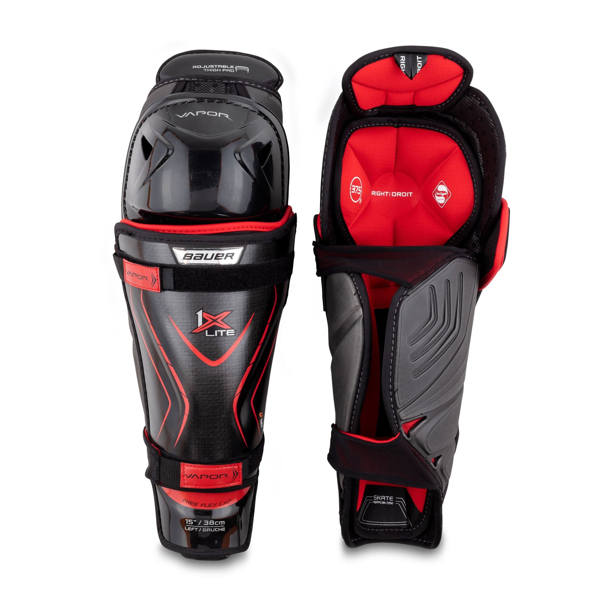 Bauer Vapor 1X Lite Junior Hockey Shin Guards